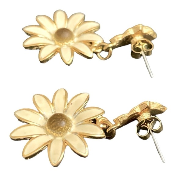 Daisy Flowers Drop Earrings for Women Temperament Simple Long Tassel Earrings - Picture 5 of 8